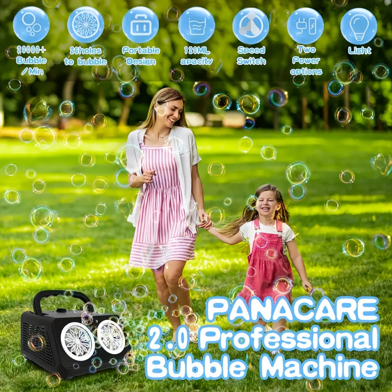 Automatic Halloween Bubble Machine With 2 Fans 20000+ Bubbles Per Minute