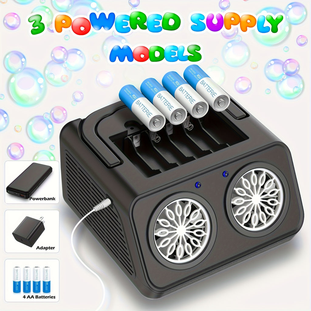 Automatic Halloween Bubble Machine With 2 Fans 20000+ Bubbles Per Minute