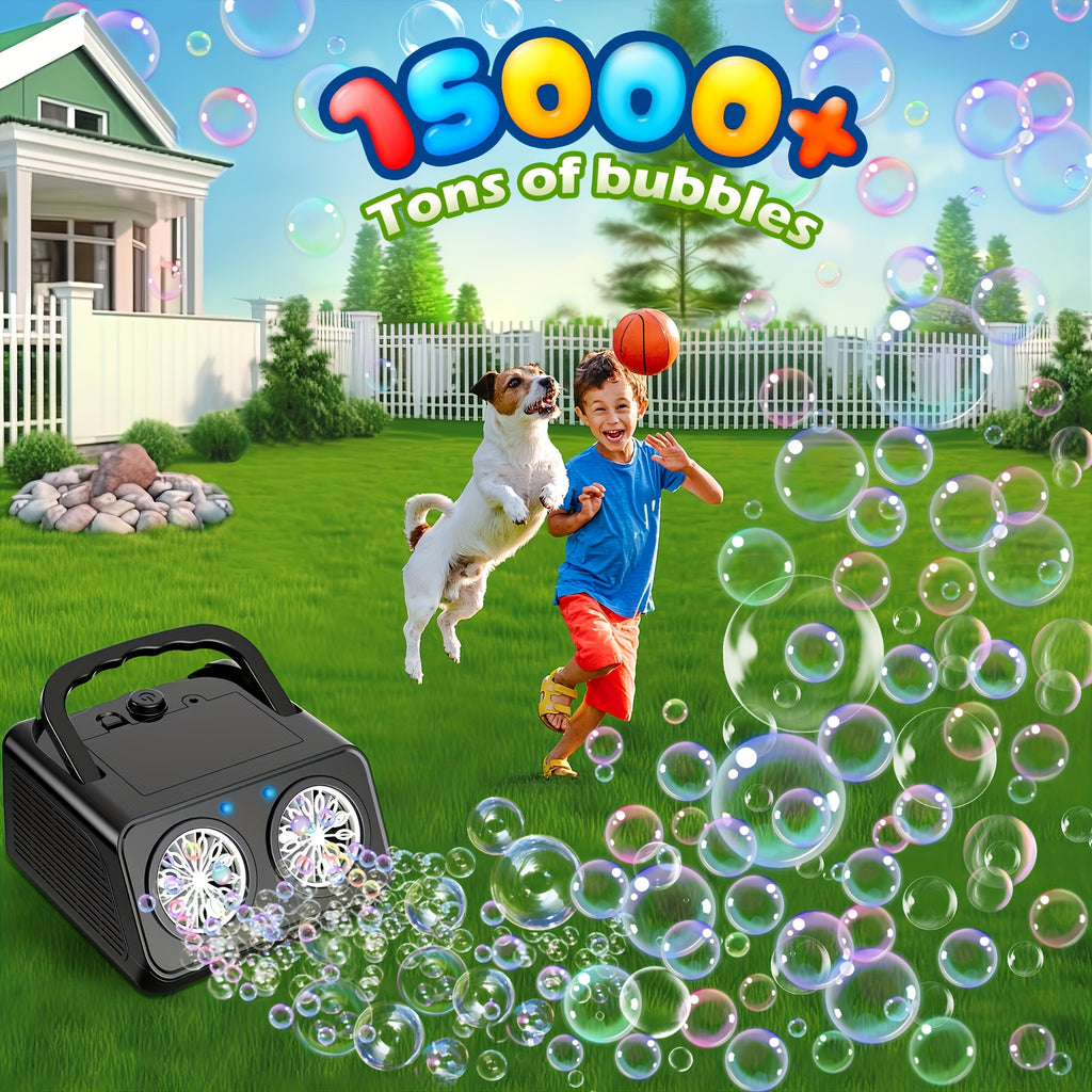 Automatic Halloween Bubble Machine With 2 Fans 20000+ Bubbles Per Minute